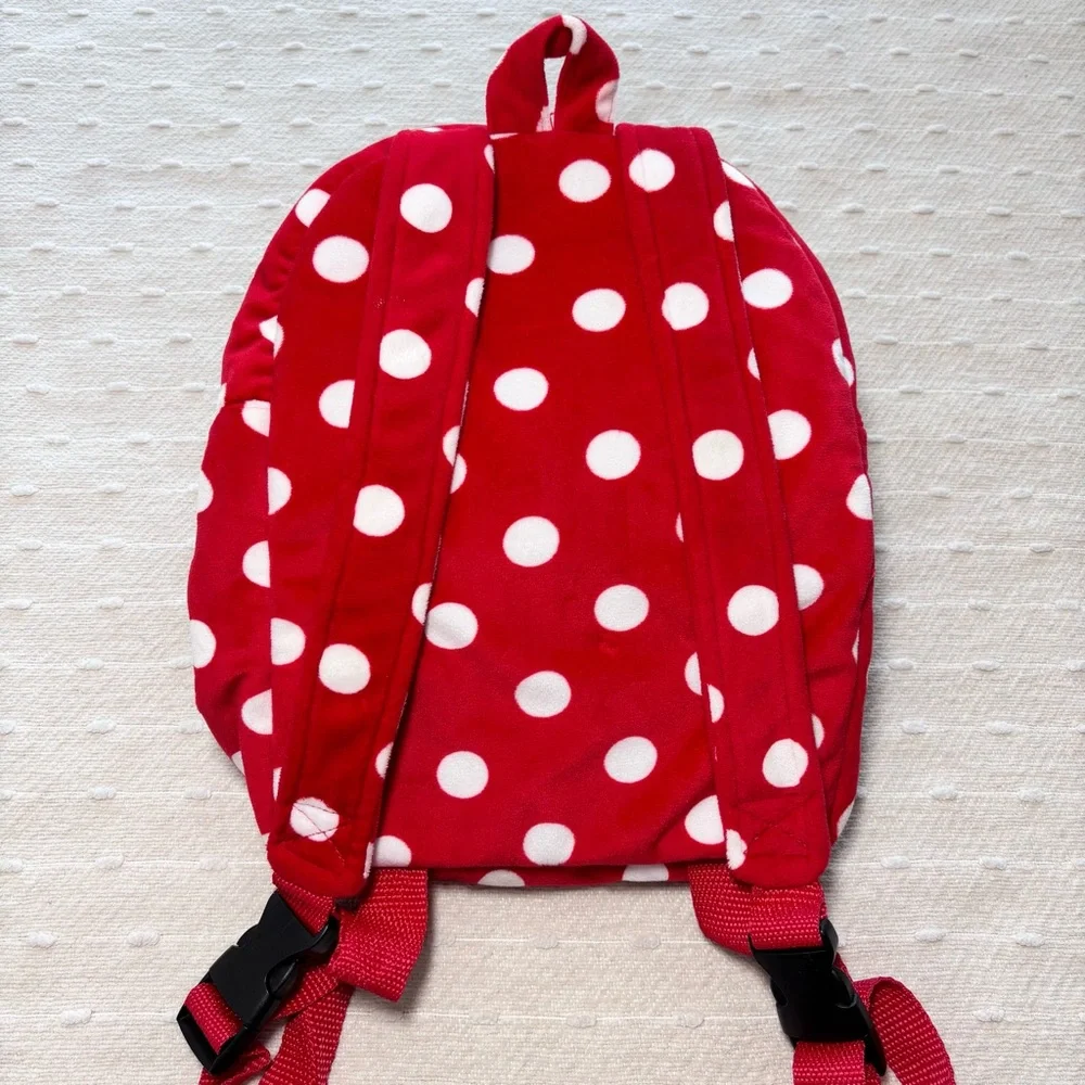 Disney Parks Original Minnie Mouse Red Backpack And Doll